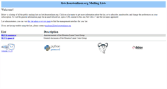 Desktop Screenshot of lists.houstonlinux.org