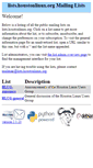 Mobile Screenshot of lists.houstonlinux.org