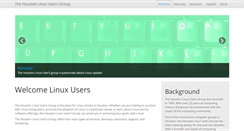 Desktop Screenshot of houstonlinux.org